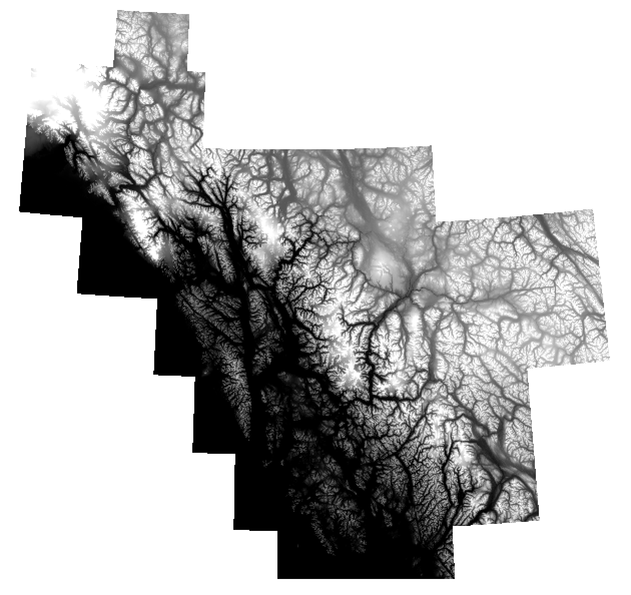 arcgis 10.3 merging dem